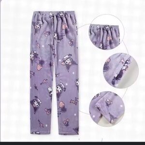 NWT Kuromi Fluffy Pajama Pants
